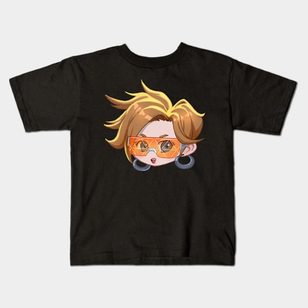 Tracer Le Sserafim Skin Kids T-Shirt by ahmedelsiddig